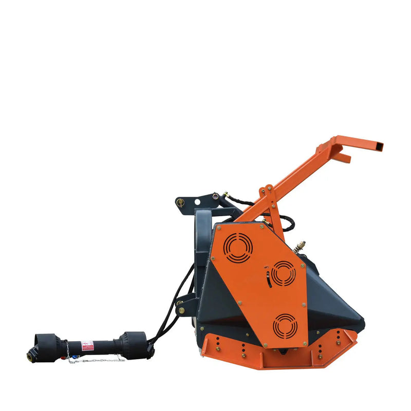 70" 3-Point Hitch Forestry Brush Mulcher, Category 2 Hookup, PTO Driven, Driveline Shaft Included, 70-110 HP, GMD-TMB70