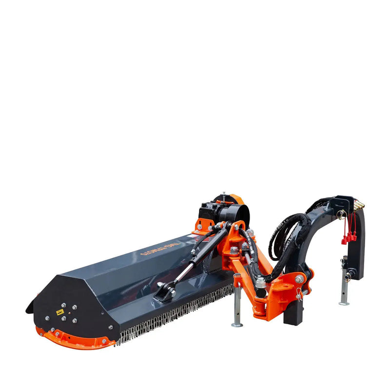 65" Ditch Bank Flail Mower, Offset Verge & Slope Cutter for Tractors 30-60 HP GMD-TFMO70