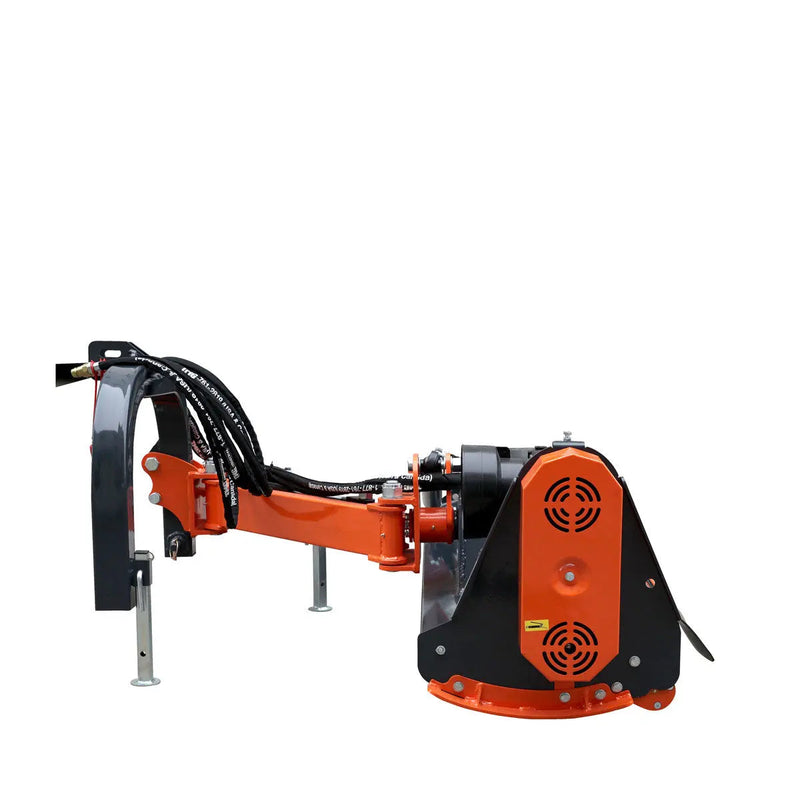 65" Ditch Bank Flail Mower, Offset Verge & Slope Cutter for Tractors 30-60 HP GMD-TFMO70