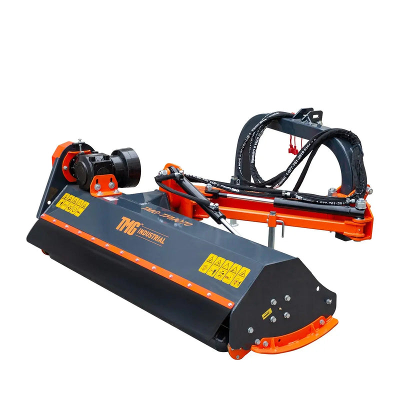 65" Ditch Bank Flail Mower, Offset Verge & Slope Cutter for Tractors 30-60 HP GMD-TFMO70