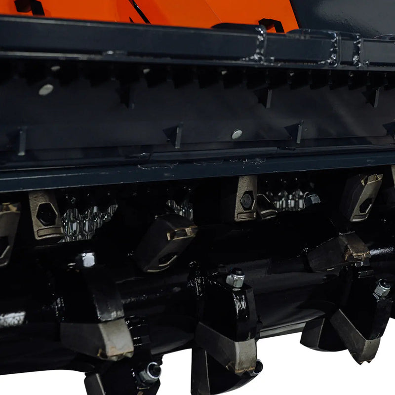 70" Forestry Brush Mulcher, Category 2 Hookup, Widia Cutting Teeth, 70-110 HP Tractors, 3-PTO Shaft Included, GMD-TMB72