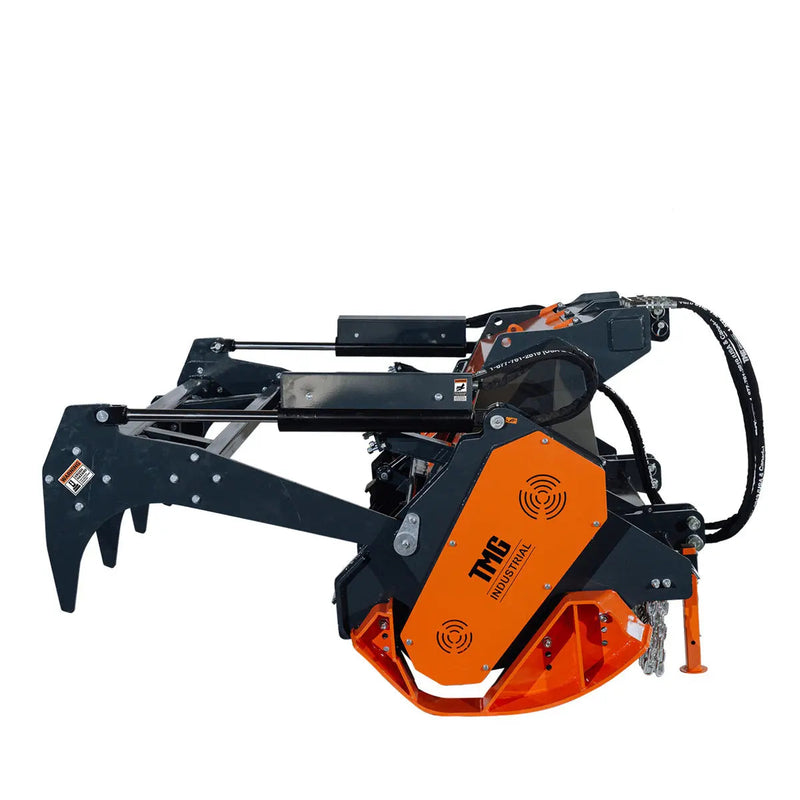 70" Forestry Brush Mulcher, Category 2 Hookup, Widia Cutting Teeth, 70-110 HP Tractors, 3-PTO Shaft Included, GMD-TMB72