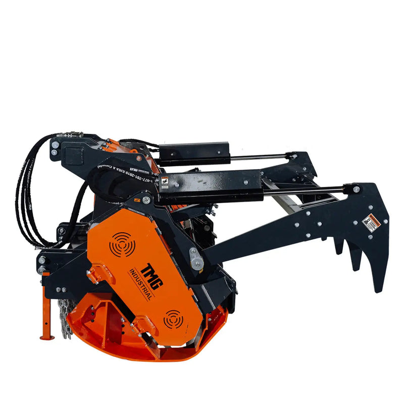 70" Forestry Brush Mulcher, Category 2 Hookup, Widia Cutting Teeth, 70-110 HP Tractors, 3-PTO Shaft Included, GMD-TMB72