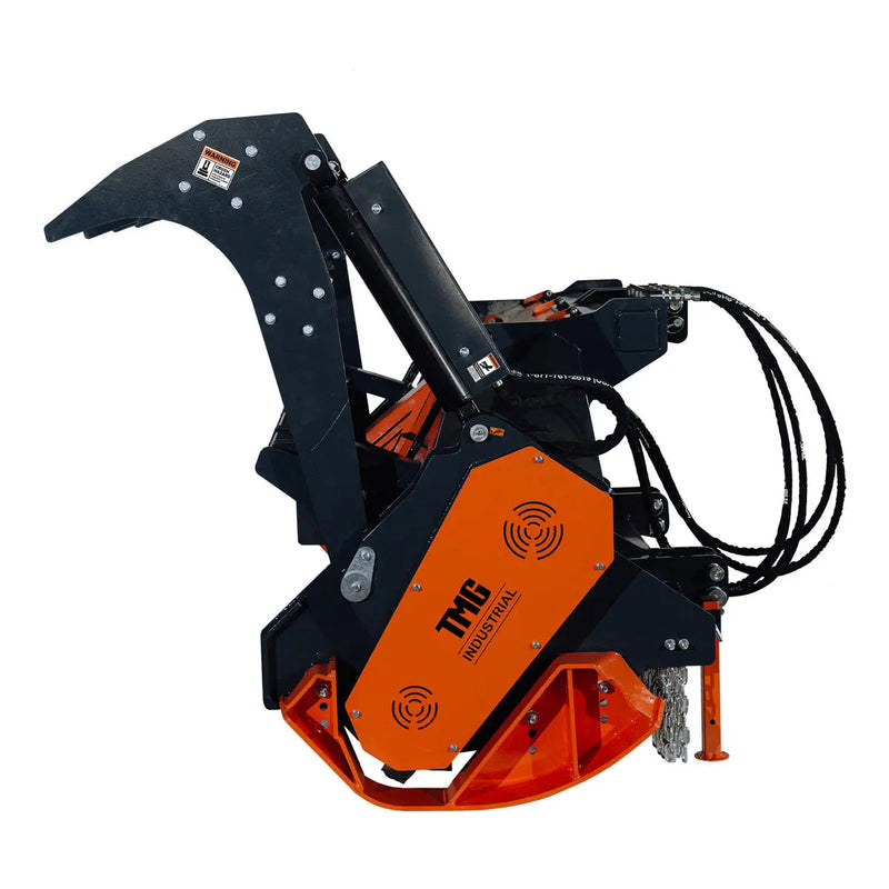 70" Forestry Brush Mulcher, Category 2 Hookup, Widia Cutting Teeth, 70-110 HP Tractors, 3-PTO Shaft Included, GMD-TMB72