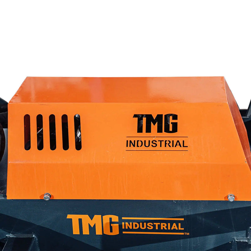 72" Extreme Heavy-Duty Skid Steer Brush Cutter, Open Front Push Bar, 27-35 GPM, Drop Down Profile Blades, GMD-SBC76