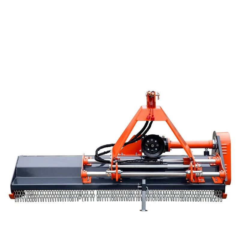 72" Side Shift Offset Flail Mower, 3-Point Hitch, 30-60 HP Tractor, PTO Drive Shaft, GMD-TFMS72
