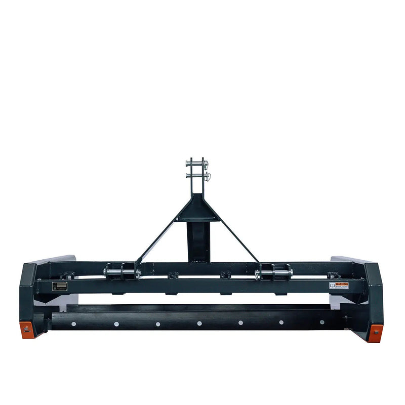 72" Tractor Land Leveler, 3-Point Hitch, 70" Grading Width, Adjustable Depth, Double Edge Blades, Category 1 & 2, GMD-TLL72