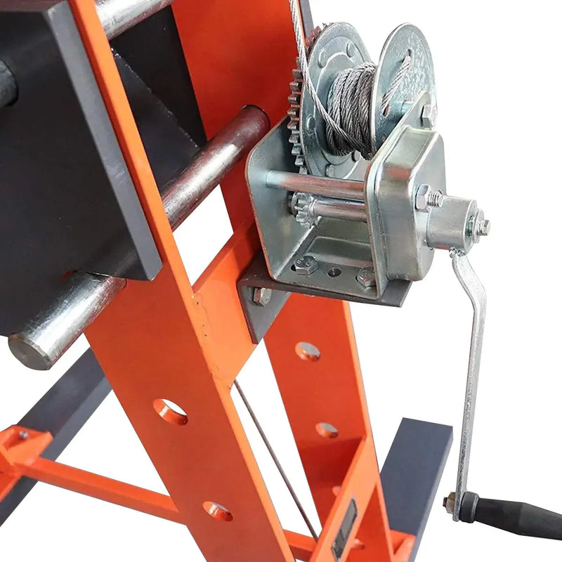 75 Ton Capacity Hydraulic Shop Press, Heavy Duty Pressing, Fully Welded H-Frame, Air & Manual Dual Operation, GMD-SP75