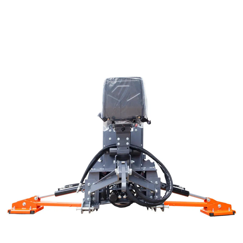 8-ft Tractor Swing Backhoe Attachment, Category 1 Hookup, 180° Boom and Bucket Rotation, 12" Bucket Included, GMD-TBH88