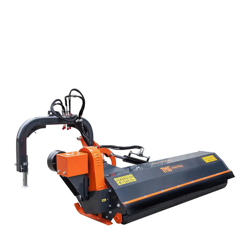 80" Ditch Bank Flail Mower, Offset Verge & Slope Cutter for Tractors 50-90 HP GMD-TFMO80