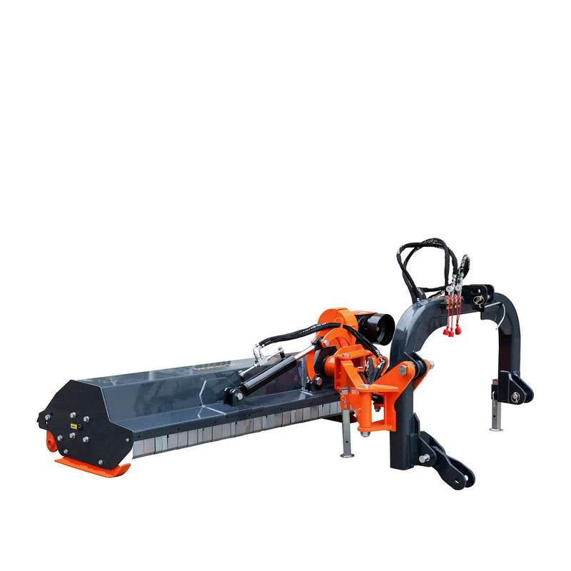 80" Ditch Bank Flail Mower, Offset Verge & Slope Cutter for Tractors 50-90 HP GMD-TFMO80