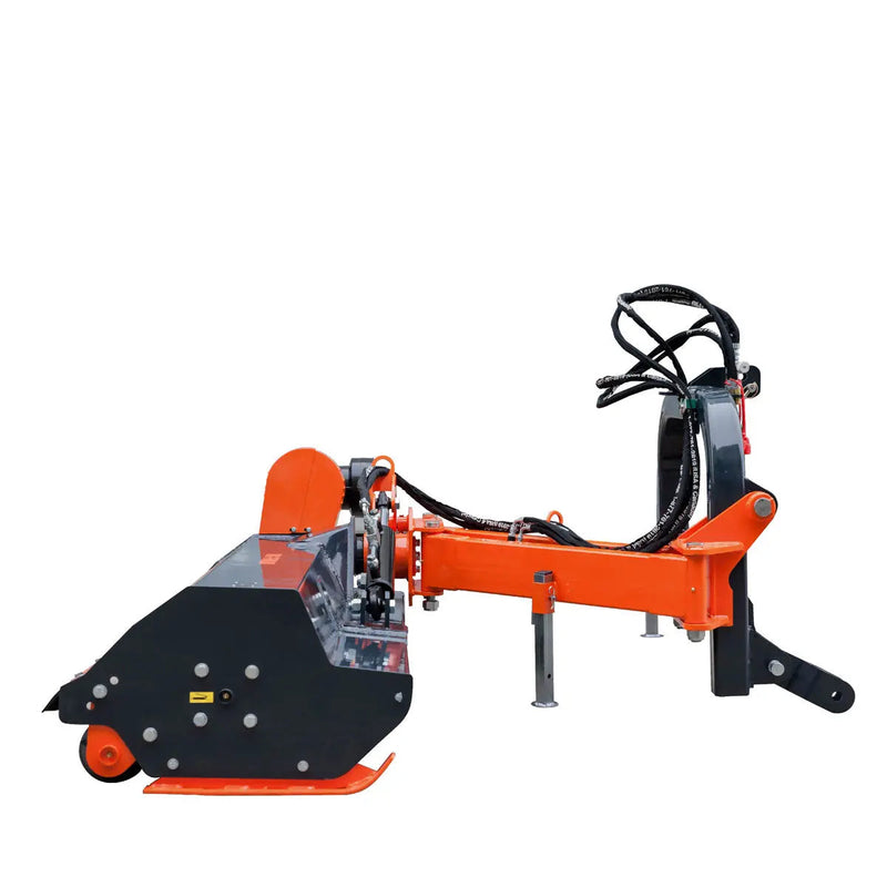 80" Ditch Bank Flail Mower, Offset Verge & Slope Cutter for Tractors 50-90 HP GMD-TFMO80