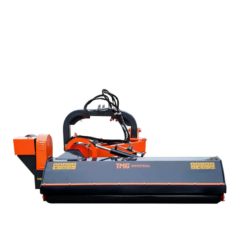 80" Ditch Bank Flail Mower, Offset Verge & Slope Cutter for Tractors 50-90 HP GMD-TFMO80