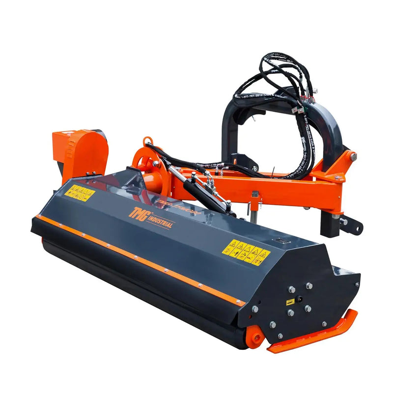 80" Ditch Bank Flail Mower, Offset Verge & Slope Cutter for Tractors 50-90 HP GMD-TFMO80
