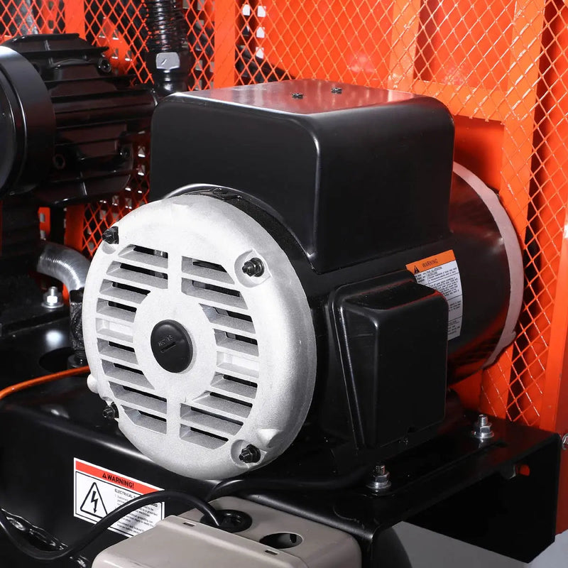 80 Gallon 7.5 HP Stationary Electric Air Compressor, 6 Min Fill Time, 230V Induction Motor, Vertical Tank, GMD-ACE85