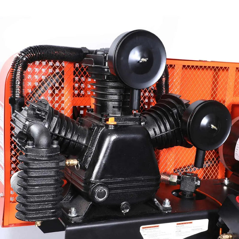 80 Gallon 7.5 HP Stationary Electric Air Compressor, 6 Min Fill Time, 230V Induction Motor, Vertical Tank, GMD-ACE85