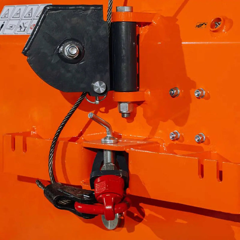 8,800-lb Skidding Winch Pro – Attachment for 30-50 HP Tractors, 3-Point Hitch, 200' Steel Cable GMD-FW50T