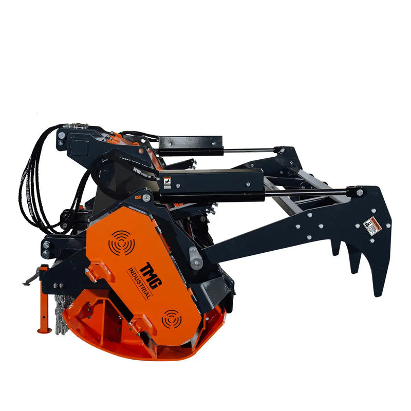 89" Forestry Brush Mulcher, Category 2 Hookup, Widia Cutting Teeth, 70-130 HP Tractors, 3-PTO Shaft Included, GMD-TMB90
