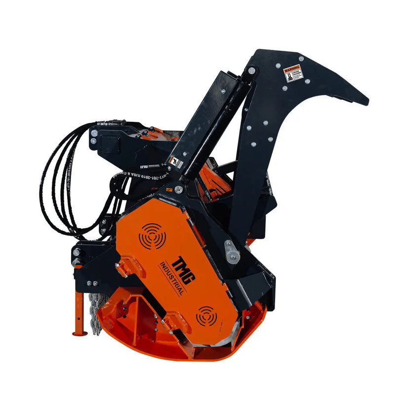 89" Forestry Brush Mulcher, Category 2 Hookup, Widia Cutting Teeth, 70-130 HP Tractors, 3-PTO Shaft Included, GMD-TMB90