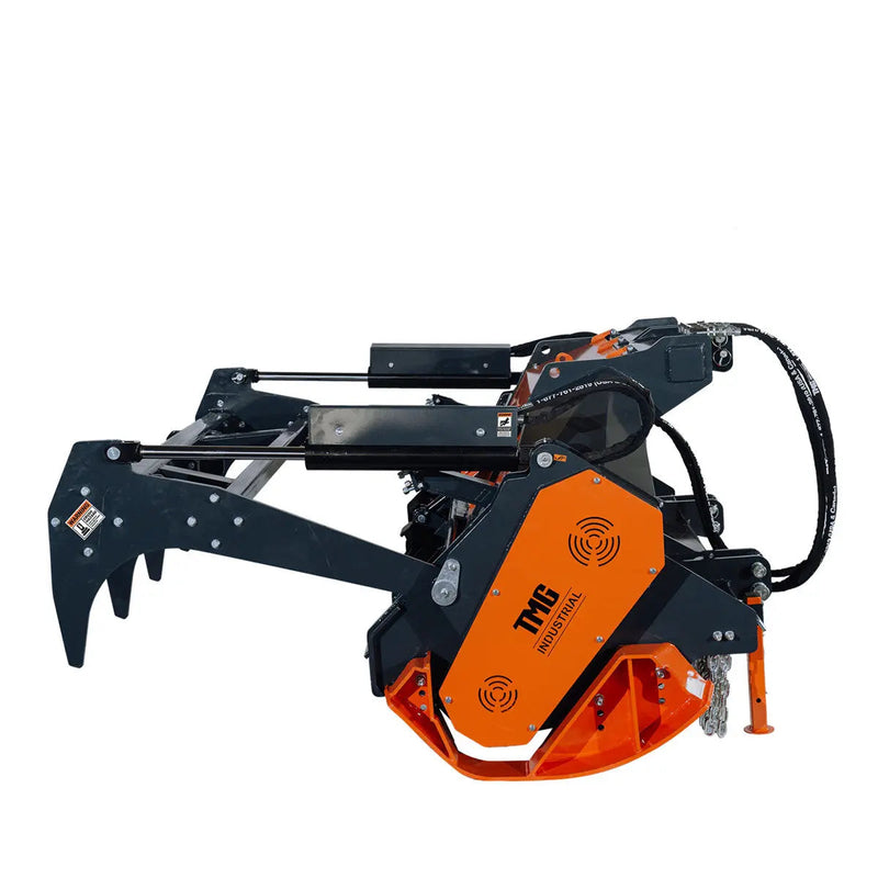 89" Forestry Brush Mulcher, Category 2 Hookup, Widia Cutting Teeth, 70-130 HP Tractors, 3-PTO Shaft Included, GMD-TMB90