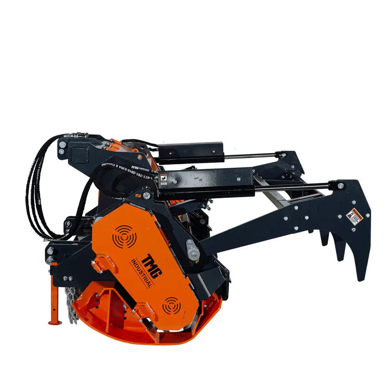 89" Forestry Brush Mulcher, Category 2 Hookup, Widia Cutting Teeth, 70-130 HP Tractors, 3-PTO Shaft Included, GMD-TMB90