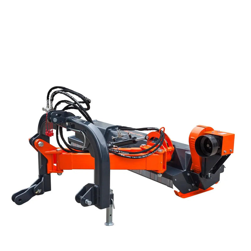 90" Ditch Bank Flail Mower, Offset Verge & Slope Cutter for Tractors 50-90 HP GMD-TFMO90