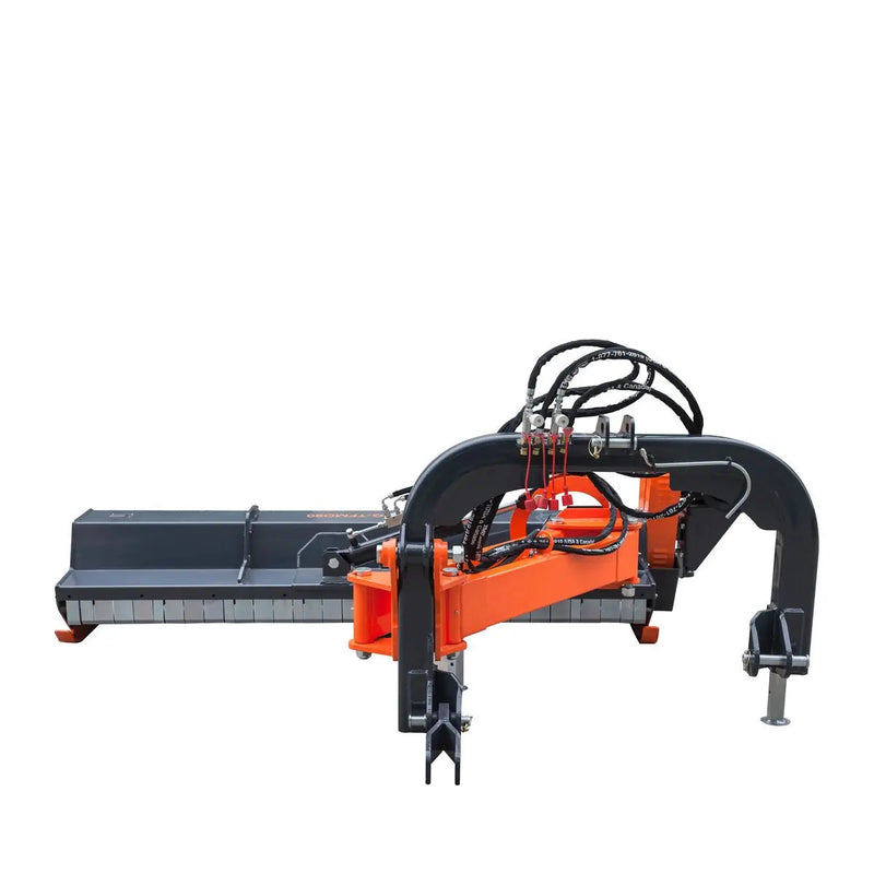 90" Ditch Bank Flail Mower, Offset Verge & Slope Cutter for Tractors 50-90 HP GMD-TFMO90
