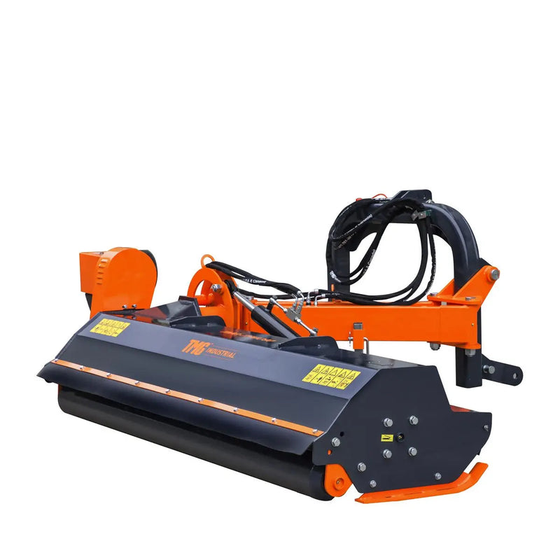 90" Ditch Bank Flail Mower, Offset Verge & Slope Cutter for Tractors 50-90 HP GMD-TFMO90