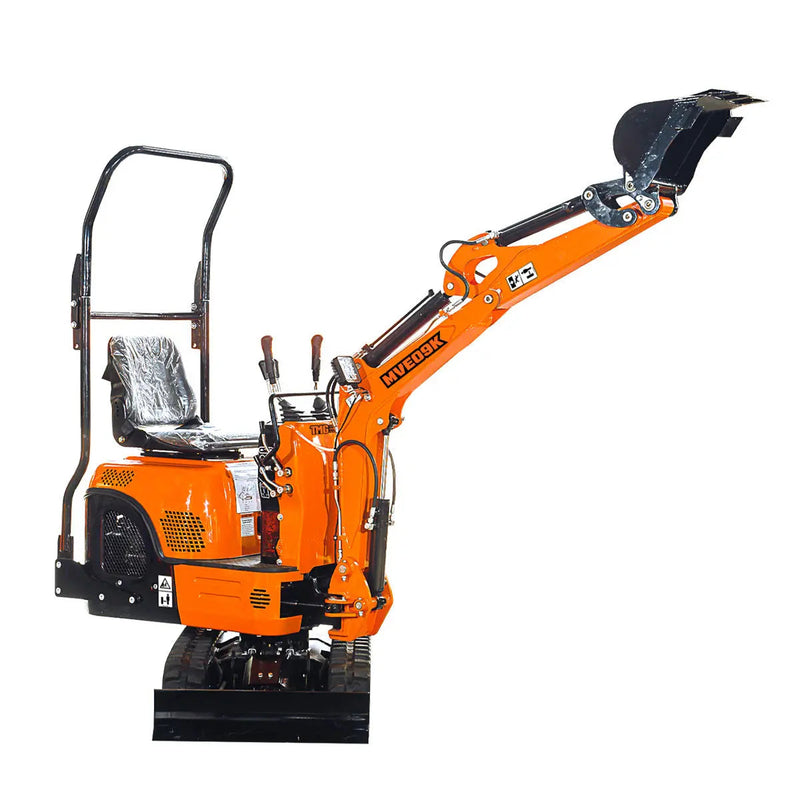 Compact Mini Excavator, 9.5 HP Kohler Engine, Eaton Hydraulic Motor, 360° Rotation, 11" Bucket GMD-MVE09K(Discontinued – No Longer Available)