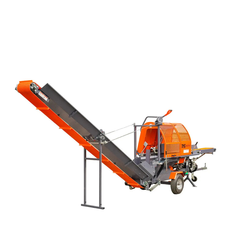 Firewood Log Splitter Processor Conveyor, 15" x 24" Log Capacity, 14 HP Kohler Engine, 18" STIHL Chainsaw, GMD-GLS20