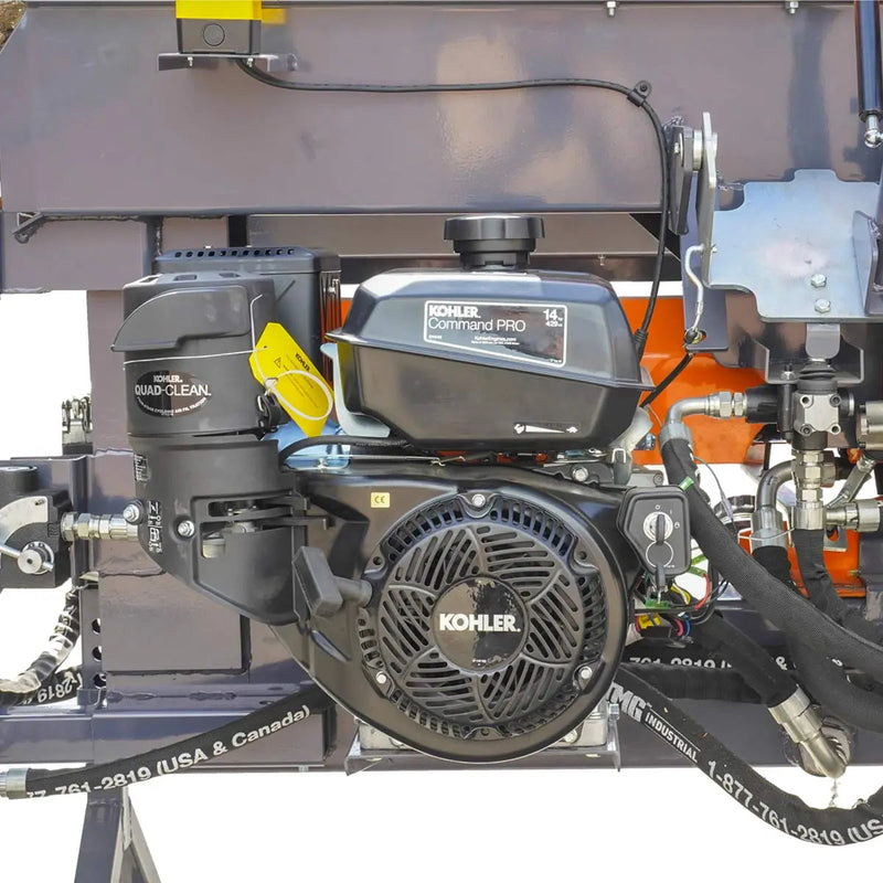 Firewood Log Splitter Processor Conveyor, 15" x 24" Log Capacity, 14 HP Kohler Engine, 18" STIHL Chainsaw, GMD-GLS20