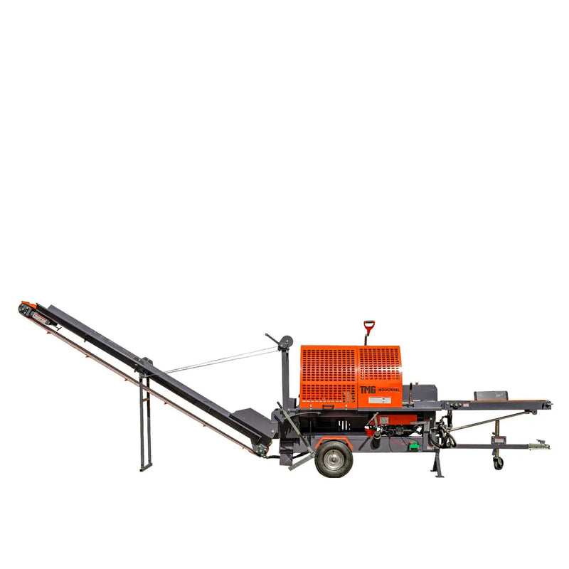 Firewood Log Splitter Processor Conveyor, 15" x 24" Log Capacity, 14 HP Kohler Engine, 18" STIHL Chainsaw, GMD-GLS20