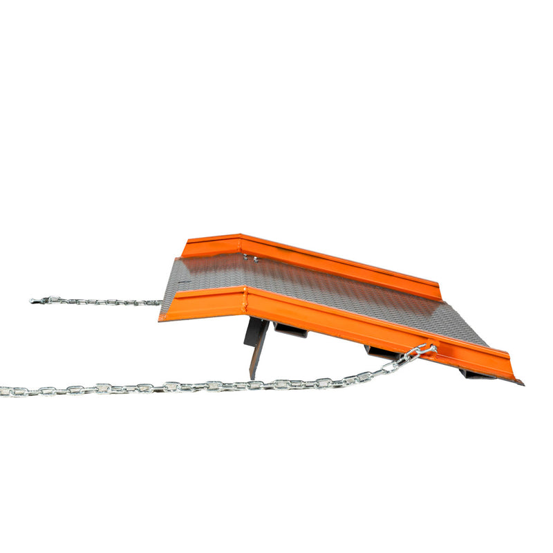 Forklift Ramp 60" x 48", 53-½" Usable Ramp Width, Locking Legs & Side Curbs, GMD-FLR13