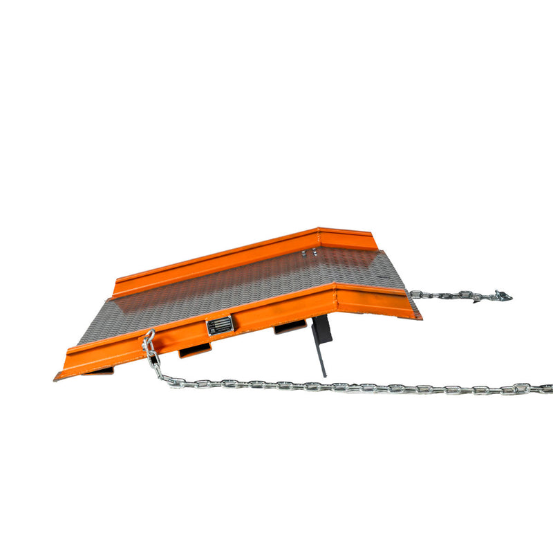 Forklift Ramp 60" x 48", 53-½" Usable Ramp Width, Locking Legs & Side Curbs, GMD-FLR13