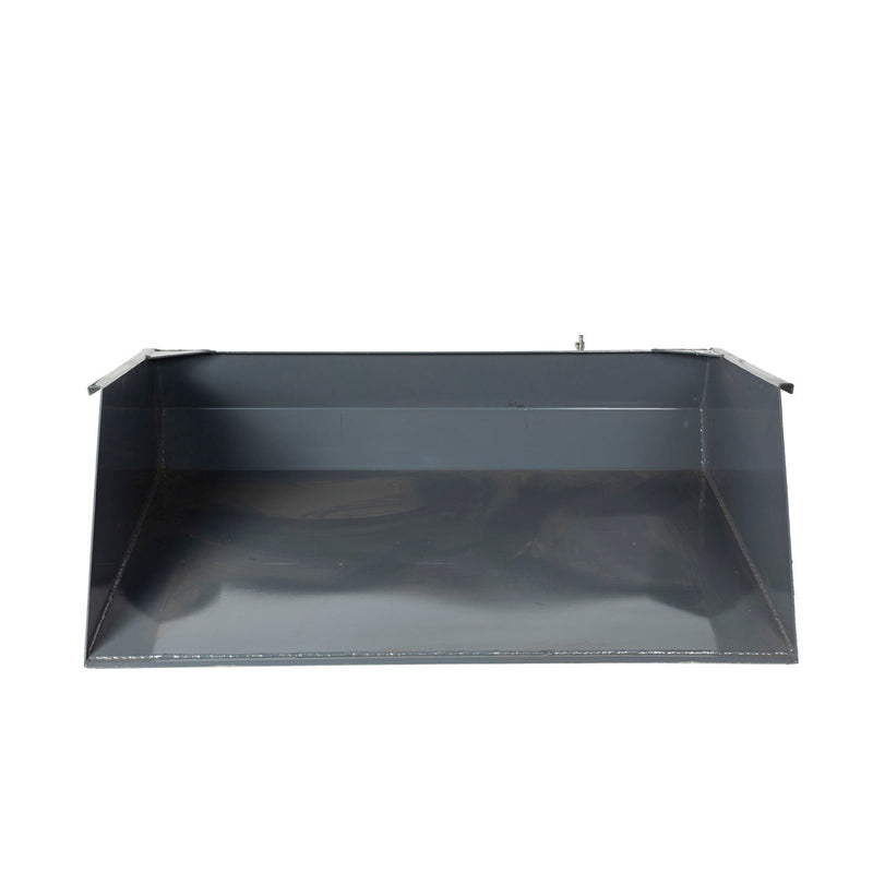 Forklift Snow Bucket, 64” x 55” Work Capacity, 90° Dump Angle, Beveled Edge Design, GMD-FSB64