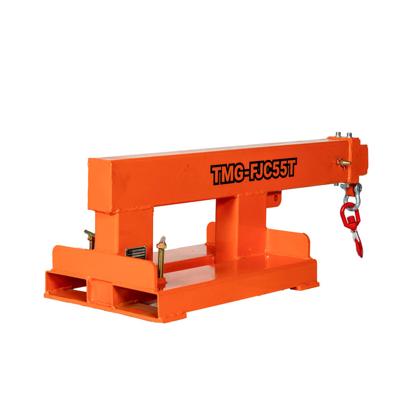 Forklift Telescoping Jib Crane, 2.5 Ton (5500 lb) Capacity, Adjustable 31”-77” Boom, GMD-FJC55T