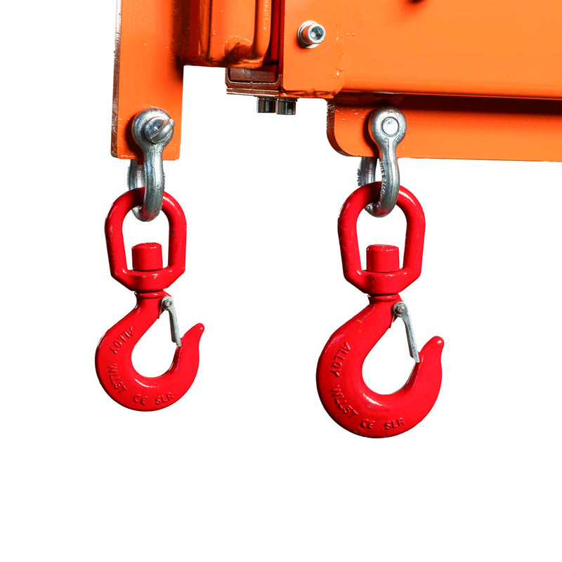 Forklift Telescoping Jib Crane, 6600 lb Capacity, Adjustable 30” - 138” Boom, Lock Pin Shaft, GMD-FJC66