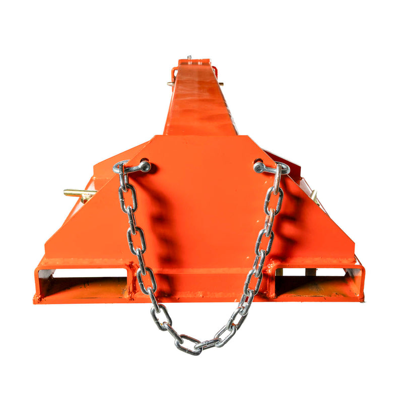 Forklift Telescoping Jib Crane, 6600 lb Capacity, Adjustable 30” - 138” Boom, Lock Pin Shaft, GMD-FJC66