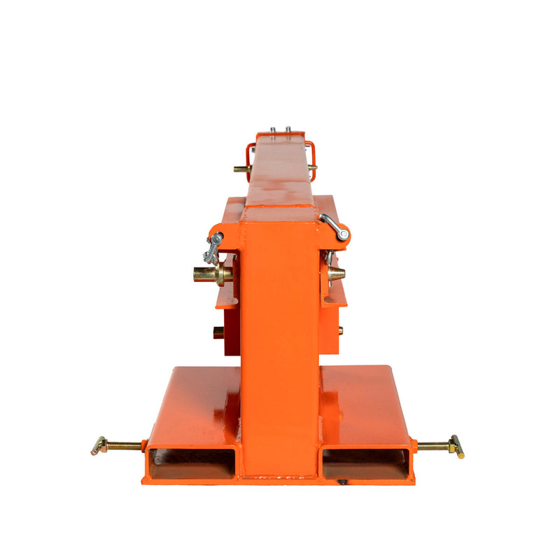 Forklift Telescoping Pivoting Jib Crane, 6600 lb Capacity, Adjustable Boom (30”-138”), Lock Pin Safety, GMD-FJC66P