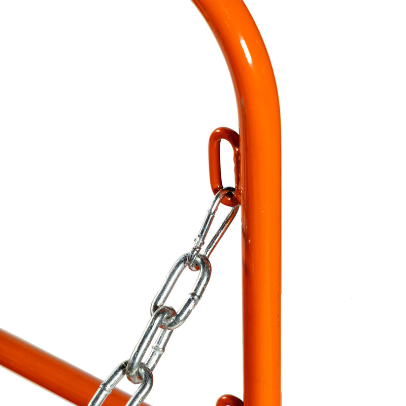 Forklift Work Platform 36"x36", 800 lb Capacity, Foldable Safety Cage with Hand Rails and Non-Slip Floor, GMD-FWP08