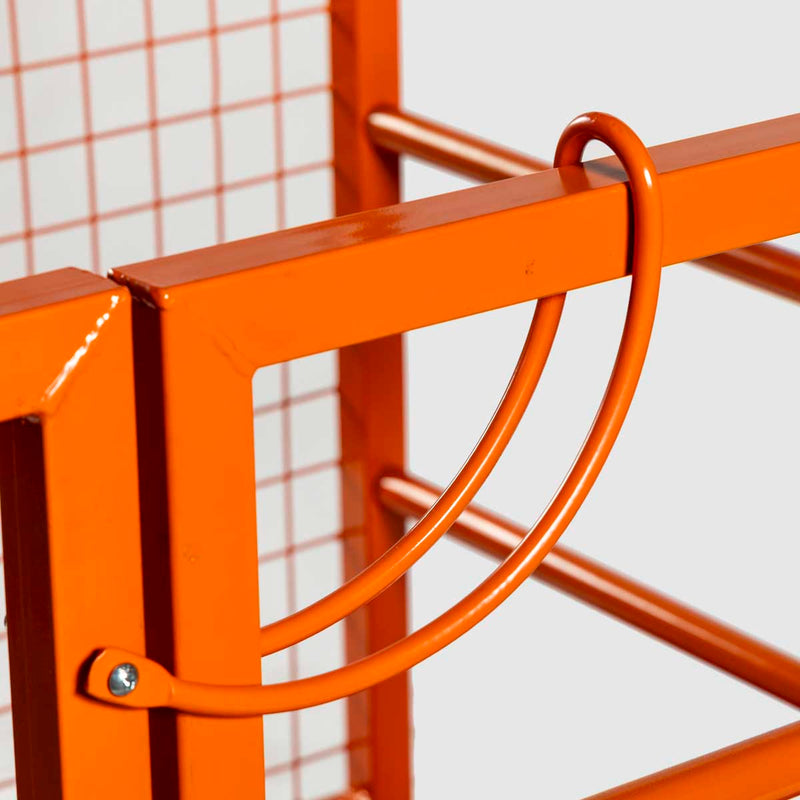 Forklift Work Platform 45"x43", 880 lb Capacity, Heavy-Duty Safety Cage with Locking Mechanism, GMD-FWP08L