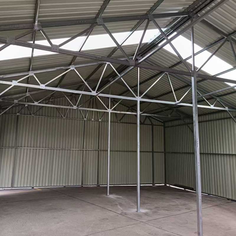 30' x 50' Metal Garage Shed – Steel Building with 11' Clearance High Front Doors, Side Entry Door, 16 GA Steel Structure GMD-MS3050