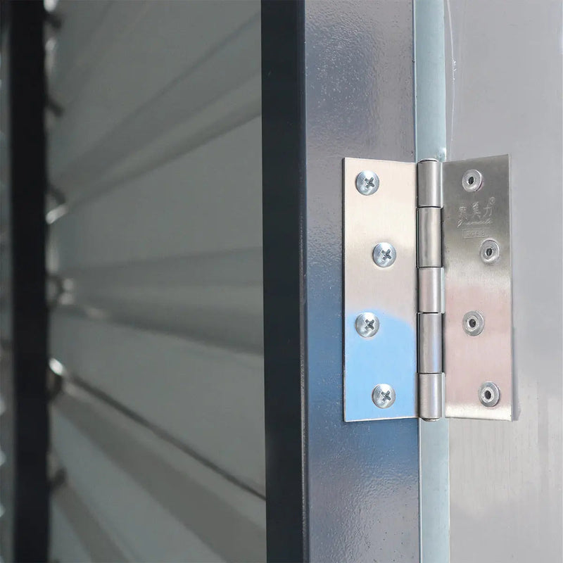Metal Shed Carport Add-On Package Kit For GMD-MSC2020F And GMD-MSC2030F , Front Wall w/Roll Up Doors & Back Wall, GMD-MSC20-RD12
