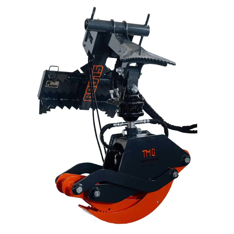 Mini Skid Steer Rotating Grapple, Toro Style Mount, 59" Grapple Opening, 1500 LB Lifting Capacity, 1.5-Ton Power Rotation, GMD-SLG59