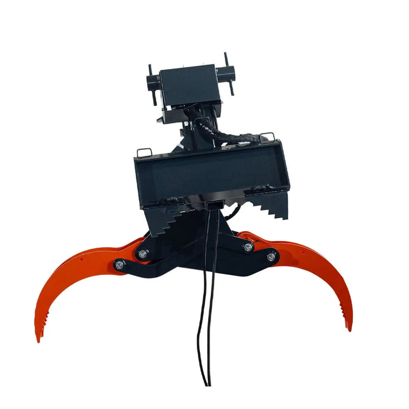 Mini Skid Steer Rotating Grapple, Toro Style Mount, 59" Grapple Opening, 1500 LB Lifting Capacity, 1.5-Ton Power Rotation, GMD-SLG59