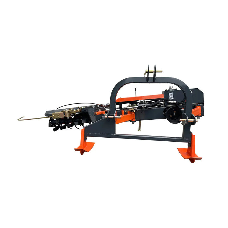 Obstacle Offset Rotary Side Tiller, 28" Working Width, 40-60 HP Tractors, Remote Control Directional Valve, 33 Durable Knives, GMD-RTO70
