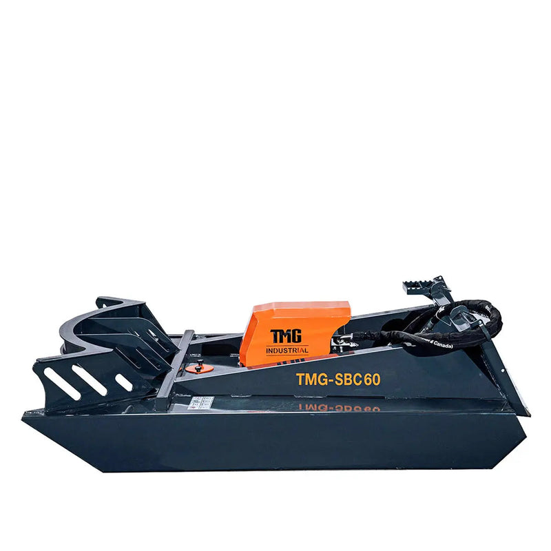 Pro Series 60" Extreme Duty Open Front Skid Steer Brush Cutter, 15-25 GPM, Universal Mount, GMD-SBC60