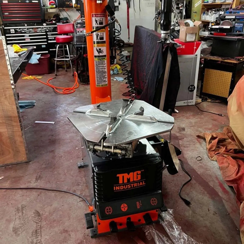 Semi-Automatic Tire Changer, 2 HP Motor, 12" - 24" Rim Clamping, CETL Certified GMD-TC24