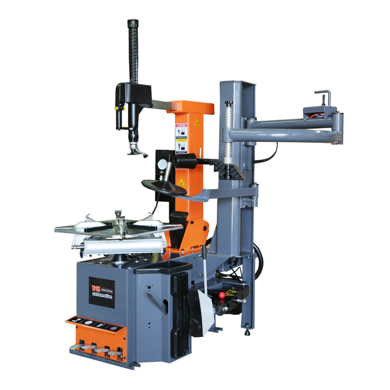 Tilt-back Semi Automatic Tire Changer, Pneumatic Assist Arm, 14" - 28" Rim Clamping, CETL Certified GMD-TC28A