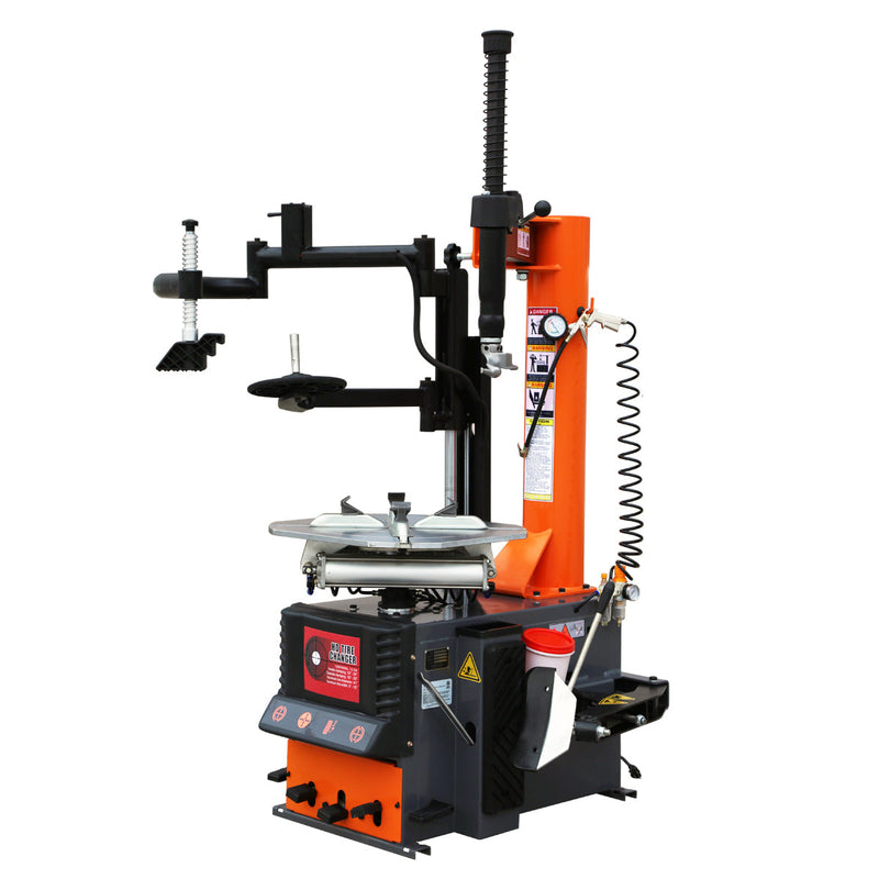 Semi Automatic Tire Changer with Pneumatic Assist Arm, 12" - 24" Rim Clamping, CETL Certified GMD-TC24A